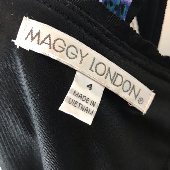 MAGGY LONDON | Print Ponte Sheath Dress - Picture 5 of 6